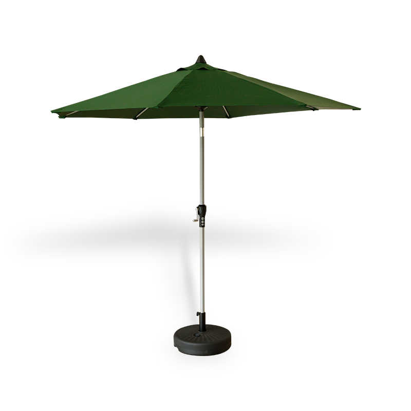 Udendørs paraply Market Garden Parasol Patio Bord Paraply med tilt og håndsving